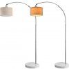 Designová oblouková lampa - nastavitelná 150-175cm stojan