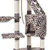 Škrábadlo pro kočky Buffy – leopard domeček