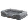 Pelíšek pro psa Sheena L 98 x 70 cm - šedá