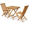 Dřevěný balkonový set Bristol - teak využití