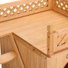 Domeček pro kočku s balkonem 53x54x64 cm balkon