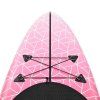 Paddleboard s příslušenstvím - růžový ukončení