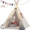 Dětský stan Teepee 160x120x120cm - růžový