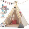 Dětský stan Teepee 160x120x120cm - růžový části