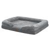 Pelíšek pro psa Sheena XL 105 x 82 cm - šedá