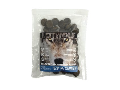 Vzorek krmiva pro psy Leitwolf ryba