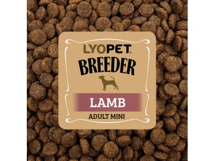 vzorek LYOPET Breeder Dog Adult Mini Lamb