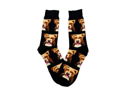 Černé ponožky Pitbull