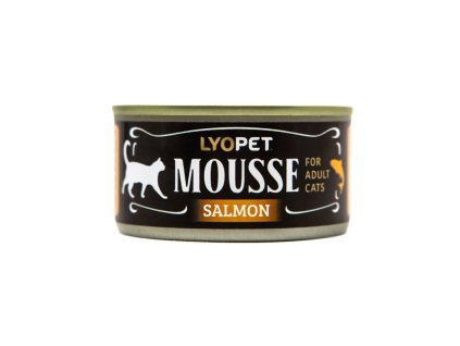 LYOPET Mousse Cat Salmon 90 g (poškozená)
