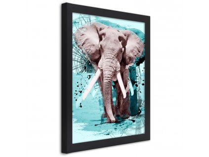 Plakát Akvarel slona