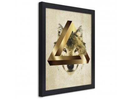 Plakát Vlk a trojúhelník