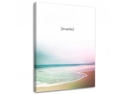 Obraz na plátně Dýchat na pláži