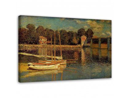 Obraz na plátně Most u Argenteuil - Claude Monet, reprodukce