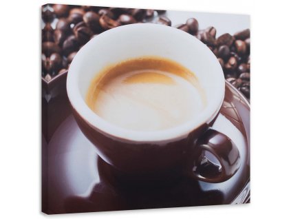 Obraz na plátně Půl šálku kávy