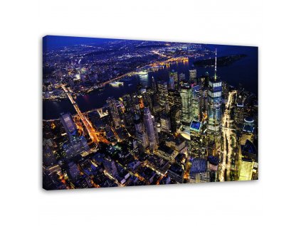Obraz na plátně New York v noci