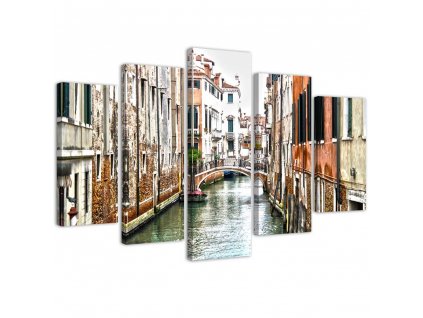 Obraz na plátně Benátky - 5 dílný