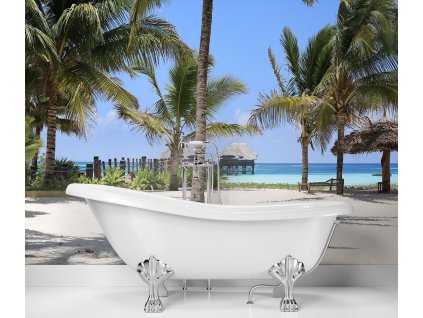 Fototapeta Maledivy, rajská pláž