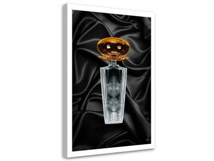 Obraz na plátně Elegantní flakon na parfém - Rubiant