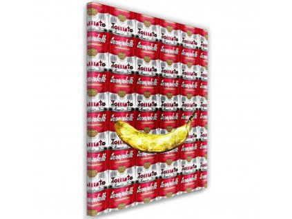 Obraz na plátně Plechovky na banány a rajčata - Rubiant
