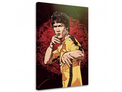 Obraz na plátně Herec Bruce Lee - Nikita Abakumov