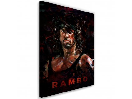 Obraz na plátně Rambo, Sylvester Stallone - Dmitry Belov