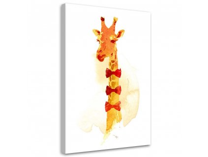 Obraz na plátně Elegantní žirafa - Robert Farkas