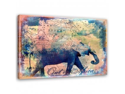 Obraz na plátně Slon na výletě - Andrea Haase