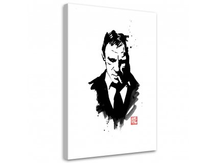 Obraz na plátně James Bond Daniel Craig - Péchane