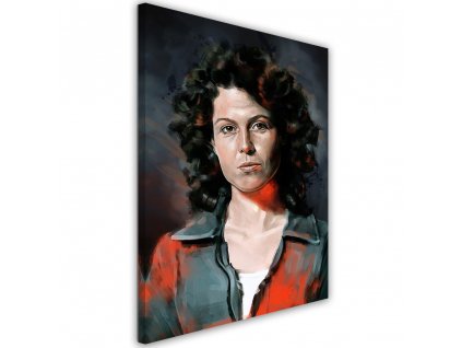 Obraz na plátně Vetřelec, portrét Ellen Ripleyové - Dmitry Belov