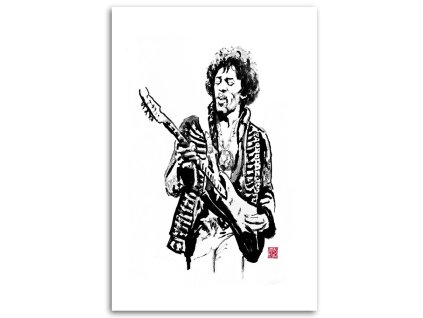 Obraz na plátně Jimi Hendrix - Péchane