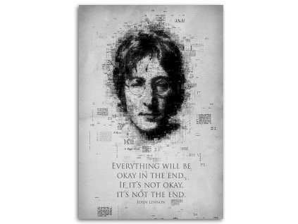 Obraz na plátně John Lennon - Gab Fernando