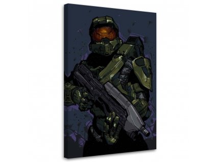 Obraz na plátně Hra Master Chief - Nikita Abakumov