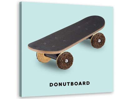 Obraz na plátně Skateboardový donut - Bekir Ceylan