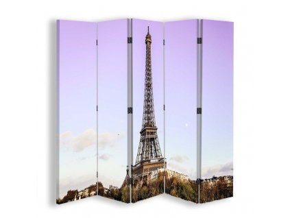 Paraván Eiffelova věž na pozadí oblohy