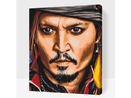 Malování podle čísel Johny Depp 3