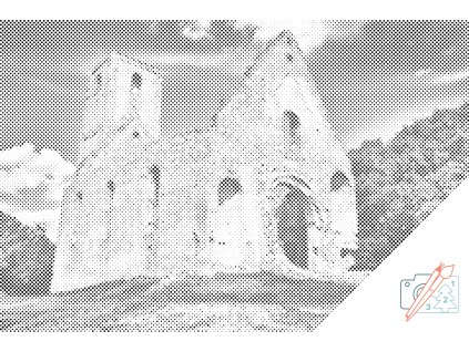 Tečkování Ruiny kláštera