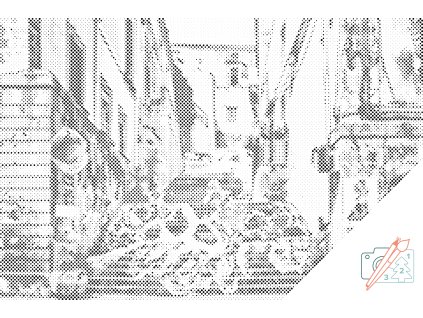 Tečkování Sicilské schody