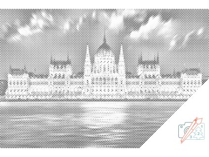 Tečkování Maďarský parlament