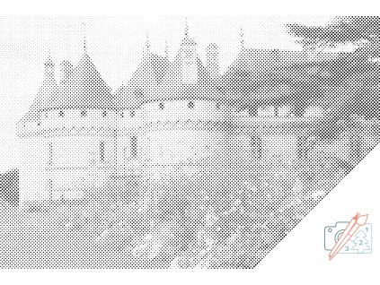 Tečkování Zámek Loire Valley