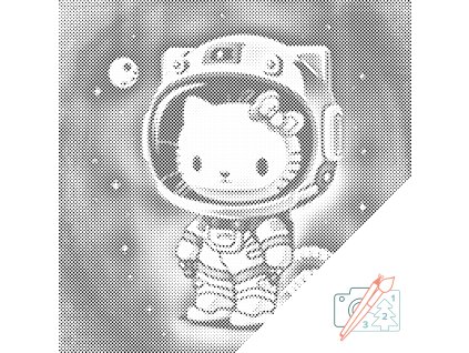 Tečkování Hello Kitty