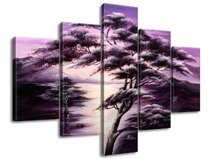 Ručně malovaný obraz Strom snů 100x70cm (Velikost 100 x 70 cm)