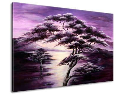 Ručně malovaný obraz Strom snů 120x80cm (Velikost 120 x 80 cm)