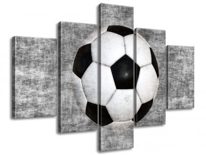 Obraz na plátně Fotbalový míč (Velikost 100 x 70 cm)