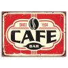 Obraz na plátně Cedule retro kavárna