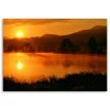 Obraz na plátně Západ slunce nad horami