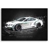 Obraz na plátně Bentley continental gt3r - Gab Fernando
