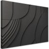Obraz na plátně Černý reliéf 3D