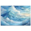 Obraz na plátně Modré mraky a mraky