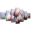 Ručně malovaný obraz Květiny magnólie - 7 dílný