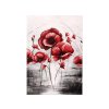 Ručně malovaný obraz Červené Vlčí máky